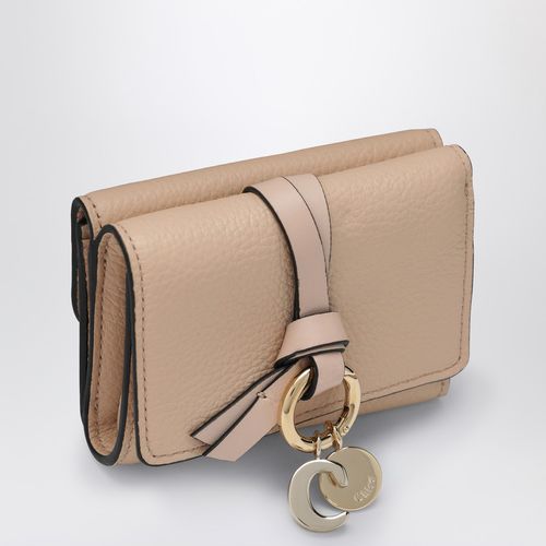 Alphabet mini trifold pale pink wallet - Chloé - Modalova