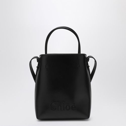 Borsa tote micro Chloé Sense nera - Chloé - Modalova