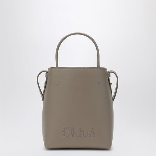 Borsa tote micro Sense grigia chiara - Chloé - Modalova