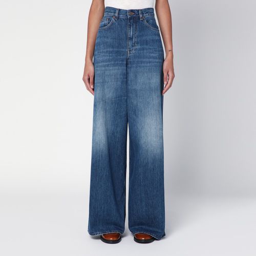 Jeans ampio blu slavato in denim - Chloé - Modalova