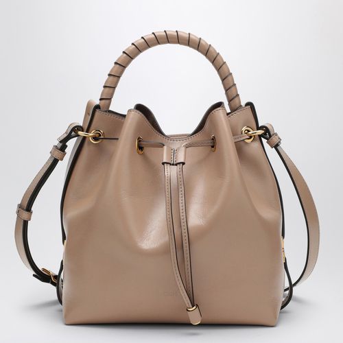 Beigefarbene Bucket Bag Marcie aus Leder - Chloé - Modalova