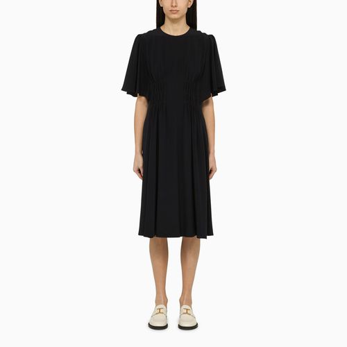 Black silk midi dress - Chloé - Modalova