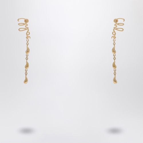 Iconic gold dangling earrings - Chloé - Modalova