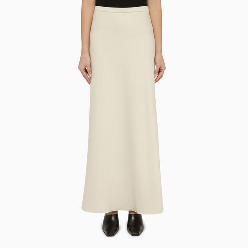 Gonna lunga bianca in misto cotone - Max Mara - Modalova