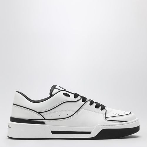 New Roma /schwarzes Leder Low Sneaker - Dolce&Gabbana - Modalova