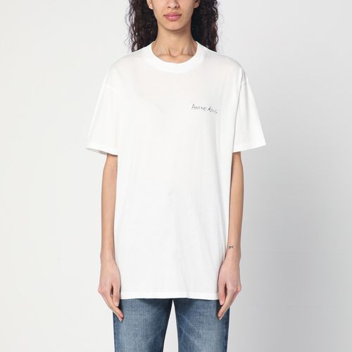 T-shirt Walker Lyrics ivory - ANINE BING - Modalova