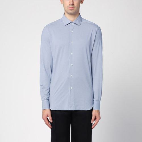 Shirt with white/blue weave - XACUS - Modalova