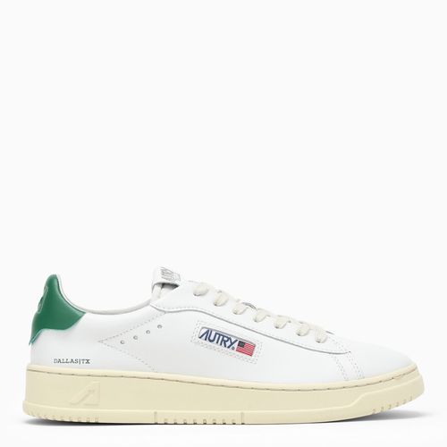 Sneaker Dallas in pelle bianca/verde - AUTRY - Modalova