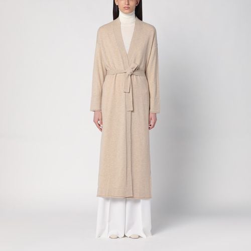 Long beige cashmere cardigan - Max Mara - Modalova