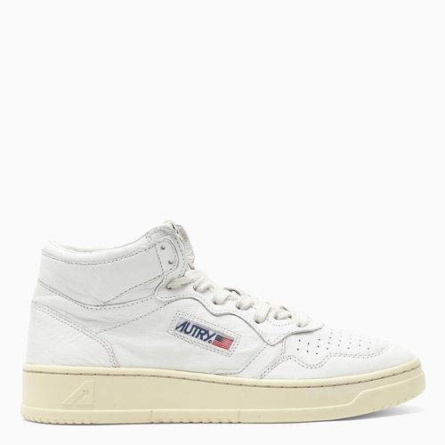 White leather high-top sneakers - AUTRY - Modalova