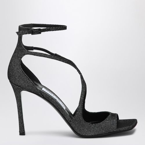 Black/silver Azia 95 sandal - Jimmy Choo - Modalova