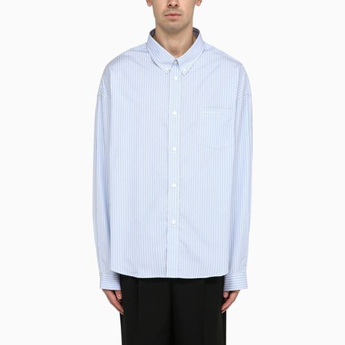 Camicia button-down azzurra a righe in cotone - Givenchy - Modalova