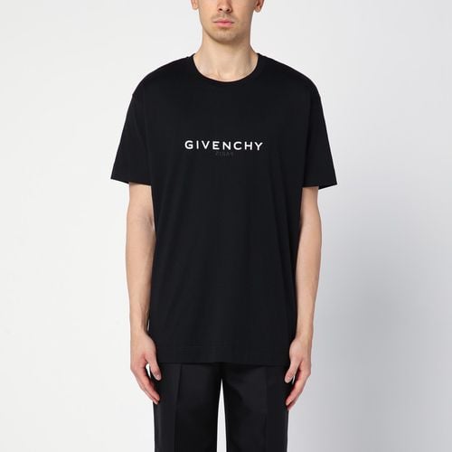 Reverse cotton oversize T-shirt with logo - Givenchy - Modalova