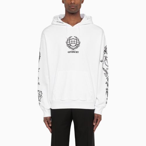 White hoodie with logo embroidery - Givenchy - Modalova