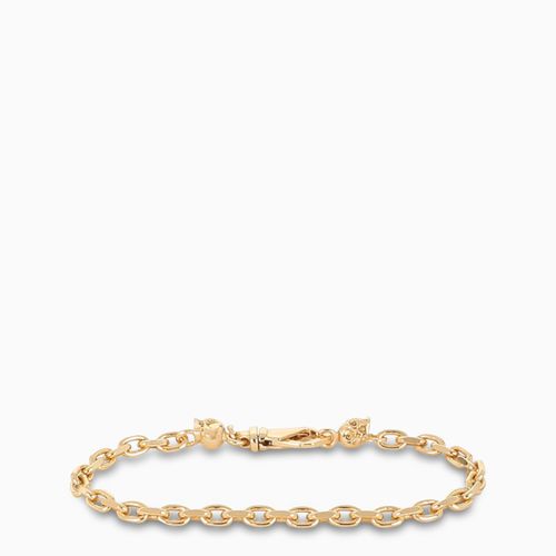 Gold plated sterling silver 925 chain bracelet - Emanuele Bicocchi - Modalova