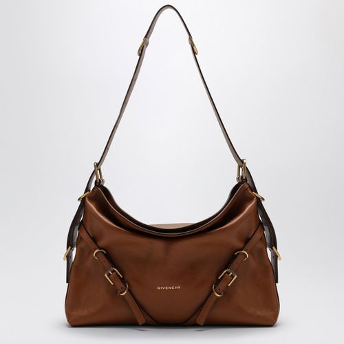 Voyou mittlere braune Ledertasche - Givenchy - Modalova