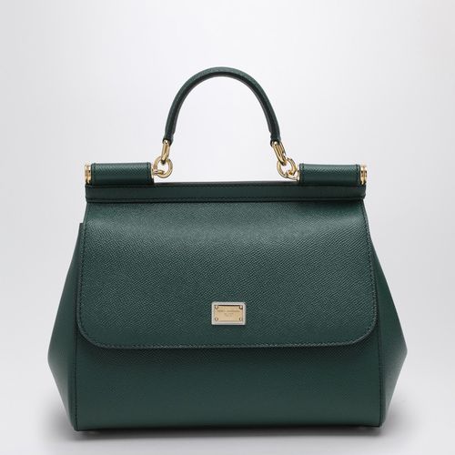 Large Dark Green Sicily Hand Bag - Dolce&Gabbana - Modalova