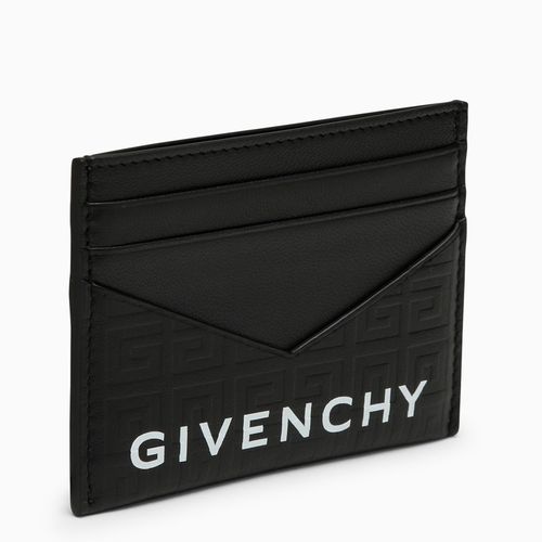 Portacarte 4G in pelle con logo - Givenchy - Modalova