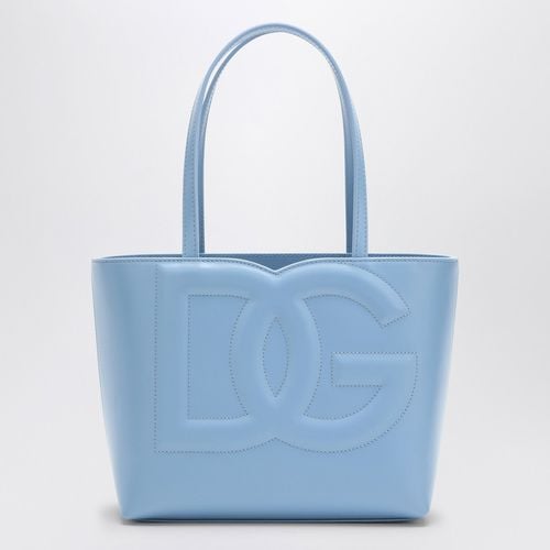 Borsa tote piccola DG logo azzurra - Dolce&Gabbana - Modalova