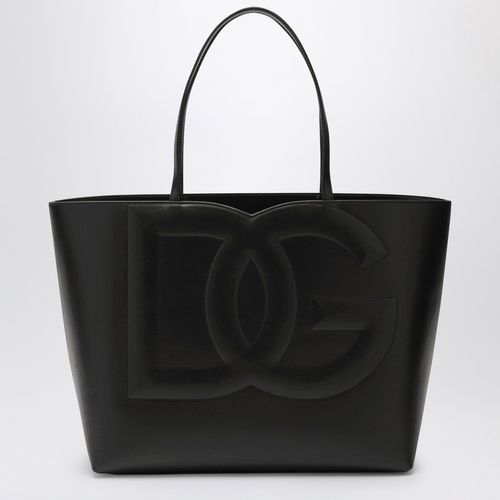 DG Logo Leder mittlere Tragetasche - Dolce&Gabbana - Modalova