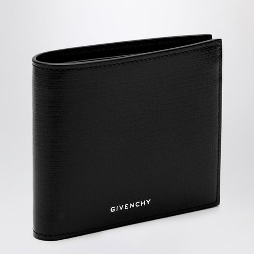 Black leather wallet with logo - Givenchy - Modalova