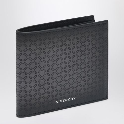 Monogram bi-fold wallet in dark leather - Givenchy - Modalova