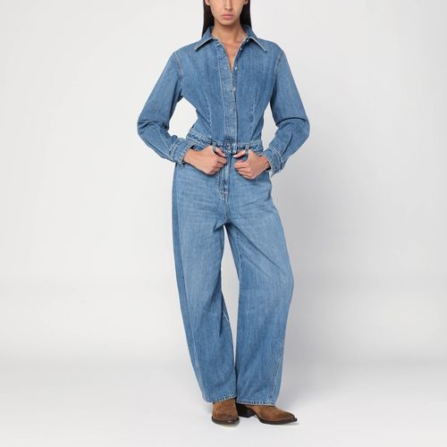 Hellblauer Denim-Overall - Givenchy - Modalova