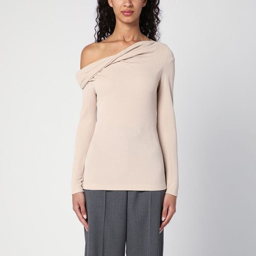 Maglia beige con spalla scoperta - Givenchy - Modalova