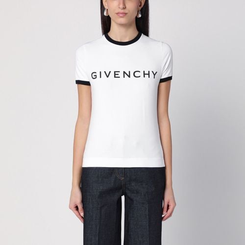 T-shirt Archetype bianca con logo - Givenchy - Modalova