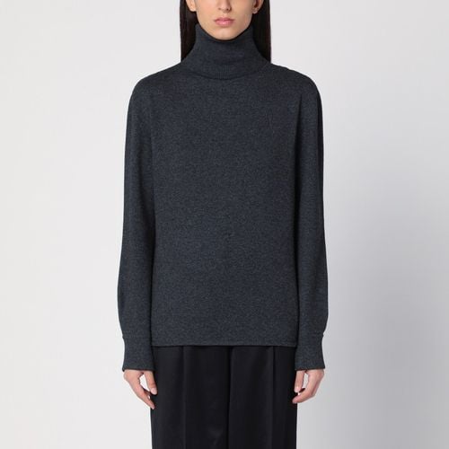 Dunkelgrauer Rollkragenpullover mit Schleppe - Givenchy - Modalova