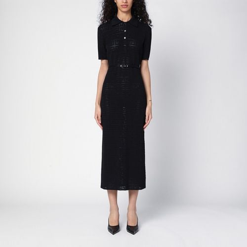 Voyou black jacquard midi dress 4G - Givenchy - Modalova