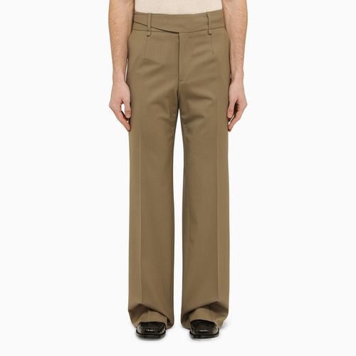 Pantalone sartoriale beige in lana - Dolce&Gabbana - Modalova