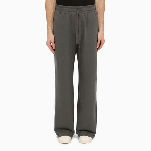 Pantalone jogging grigio in cotone - Dolce&Gabbana - Modalova