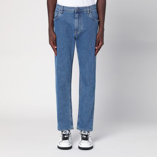 Jeans blu in denim elasticizzato - Dolce&Gabbana - Modalova