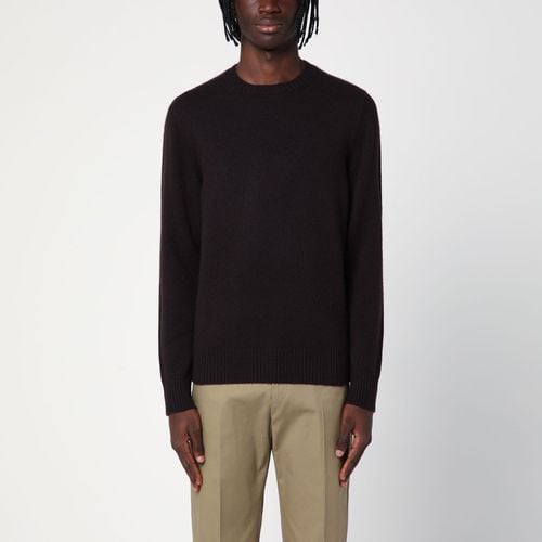 Brown crew-neck sweater in cashmere - Drumohr - Modalova