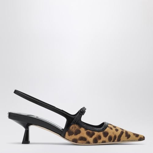 Didi 45 slingback in leopard print pony skin - Jimmy Choo - Modalova