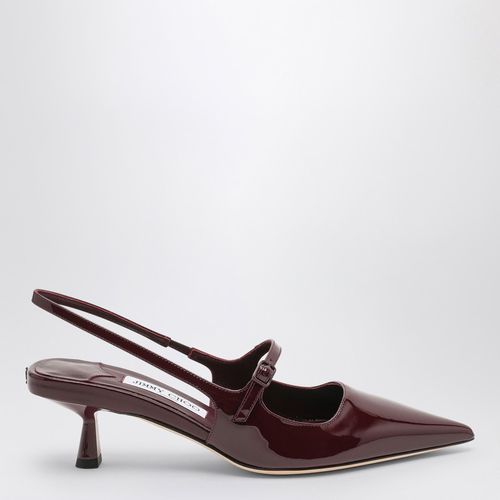 Burgunderfarbener Slingback Didi 45 aus Lackleder - Jimmy Choo - Modalova