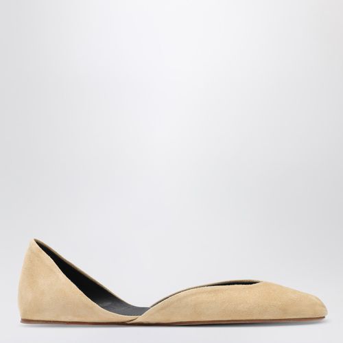 Beigefarbener Slipper Gemma Ballett aus Wildleder - The Row - Modalova