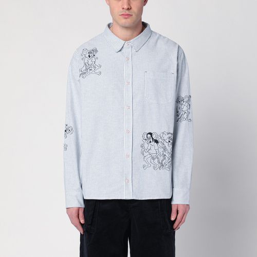 Striped shirt with mouse embroidery - Brain Dead - Modalova