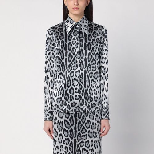 Leopard print silk shirt - Dolce&Gabbana - Modalova