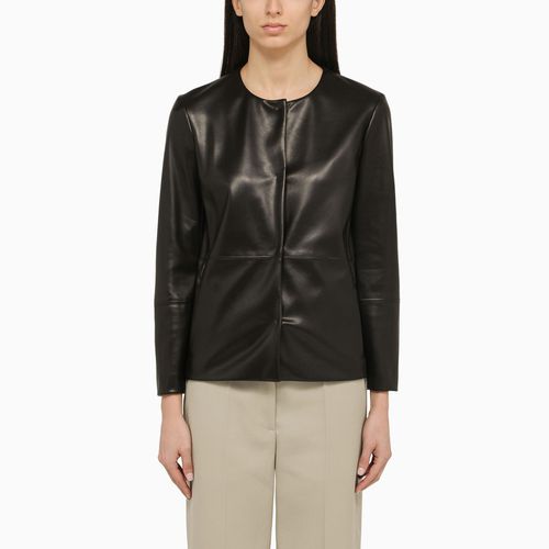 Black leatherette jacket - 'S Max Mara - Modalova