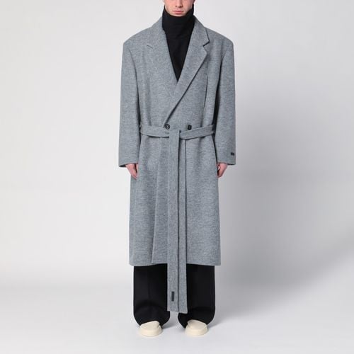 Cappotto doppiopetto grigio in lana - Fear of God - Modalova