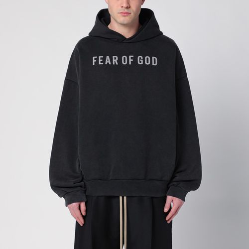 Schwarzer Hoodie mit Logo - Fear of God - Modalova