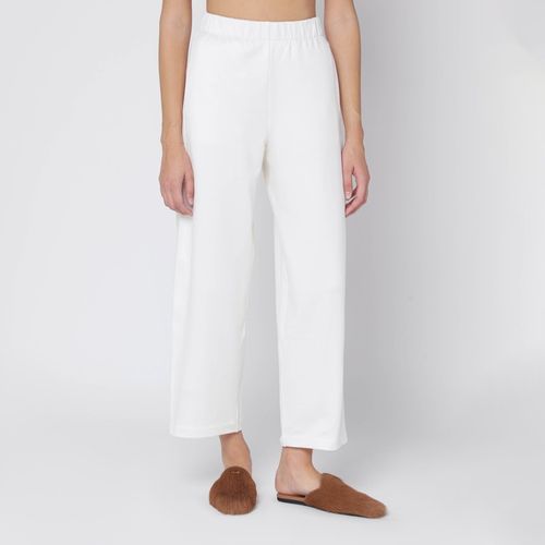 Pantalone bianco in misto seta - Max Mara - Modalova