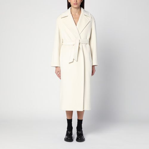 White cashmere blend dressing gown coat - Max Mara - Modalova