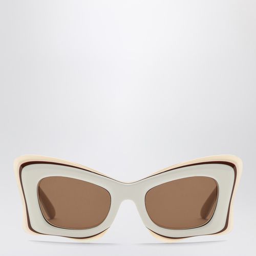 Occhiali da sole Butterfly /beige in acetato - Loewe - Modalova