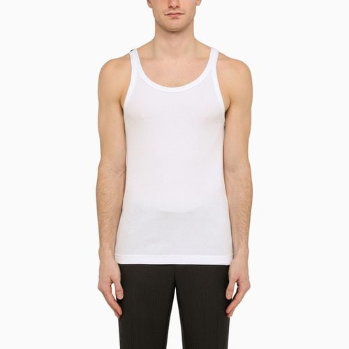 Geripptes Tank-Top aus Baumwolle - Dolce&Gabbana - Modalova