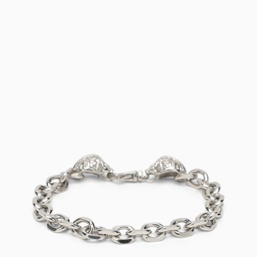 Silver 925 skull chain bracelet - Emanuele Bicocchi - Modalova