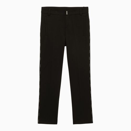 Black cotton-blend trousers - Givenchy - Modalova