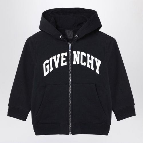 Felpa con zip nera con logo - Givenchy - Modalova